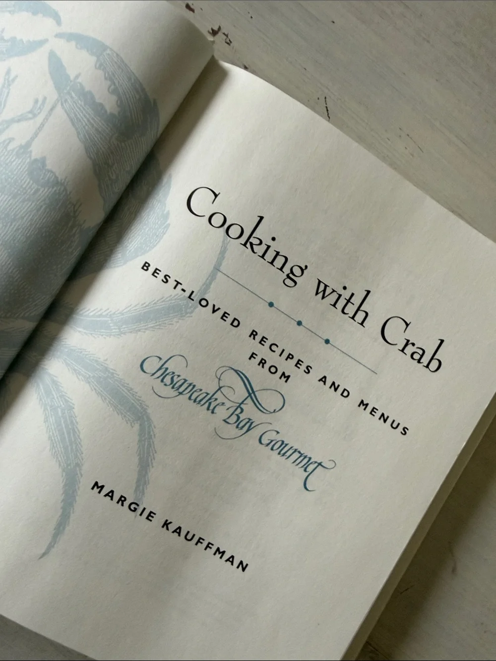 Chesapeake Bay Gourmet Cooking with Crab Cookbook - Vintage